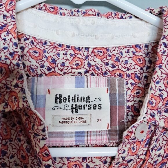 Anthropologie Holding Horses Floral Button Down 2 - Picture 5 of 10
